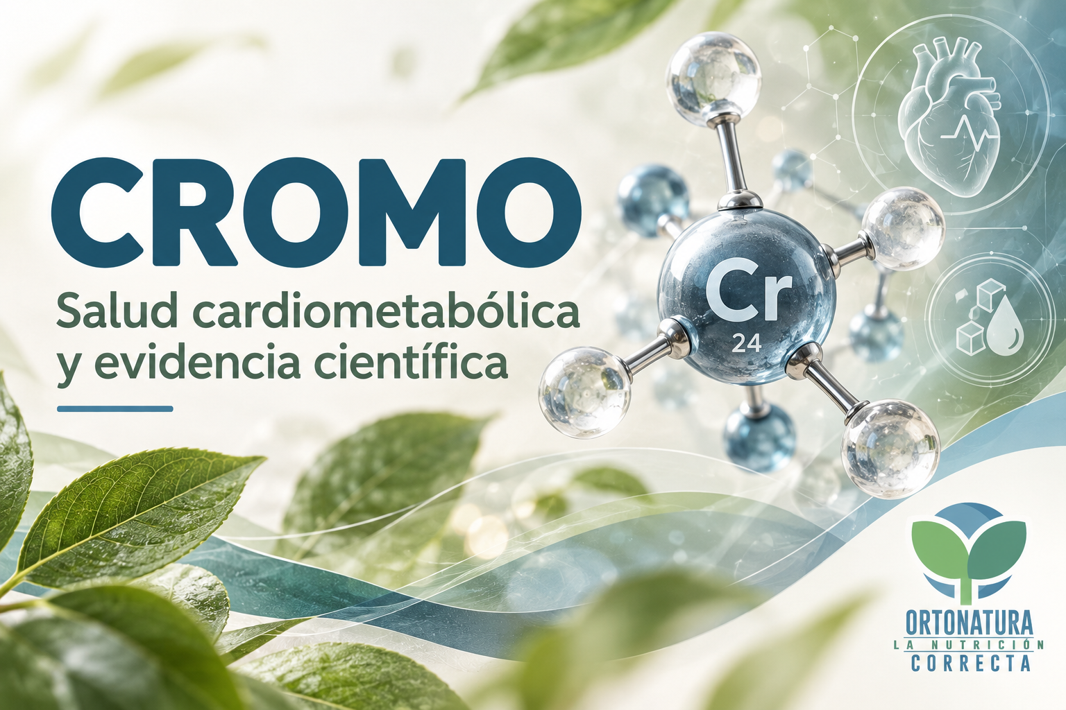 Cromo ortomolecular en dosis correcta