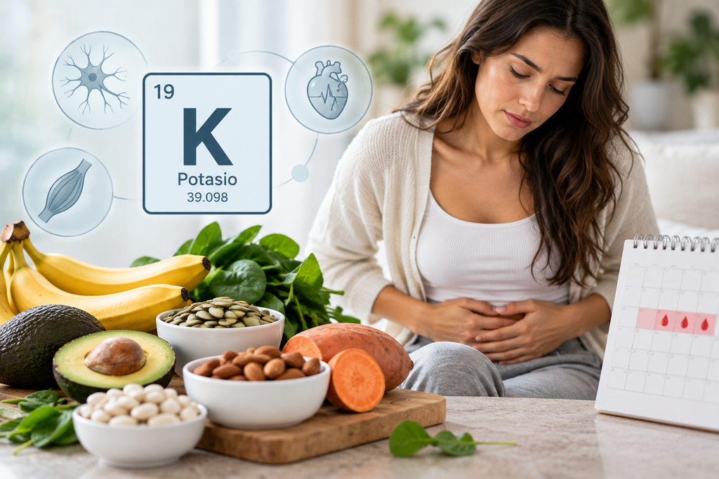 importancia del potasio en la nutrición de la mujer